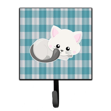 Carolines Treasures White Kitten Leash or Key Holder BB6883SH4